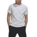 adidas Freizeit-Tshirt Designed For Gameday Travel (Baumwolle) weiss Herren